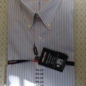 Kirkland Non Iron Dress Shirt 16 1/2-32